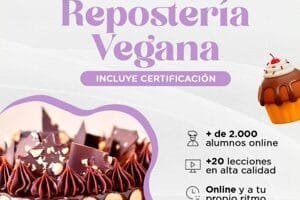 cursos repostería vegana online